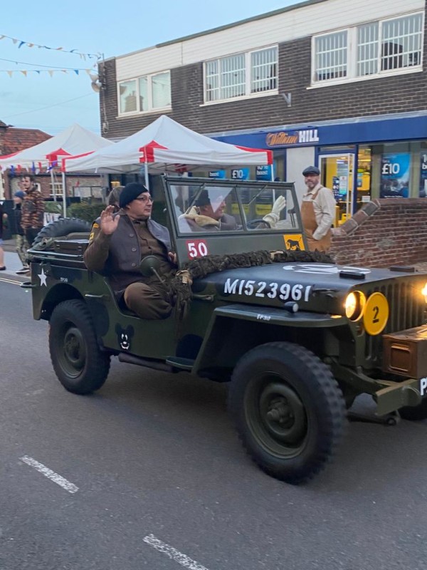 A Jeep at the 1940s weekend at Sheringham 